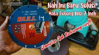 Mata Potong Besi Cut Off 7 Inch Paling Recomended - Bull Metal Cut VS Nippon Resibon