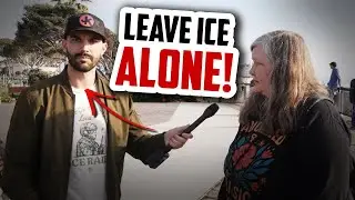Man On The Street Bravely Defends ICE from Random Liberals