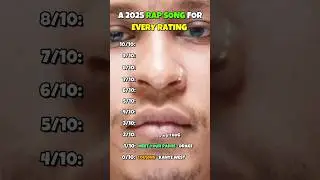 A 2025 Rap Song For Every Rating (0-10)🔥⭐ #shorts #rap #fyp #trending #hiphop #short #ranked