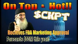 $CKPT  Receives FDA Marketing Approval/ $0 Revenue to $4.5M Q1 & $52M for '25🧙&zwj;♂️Zidar On Top & Hot🔥