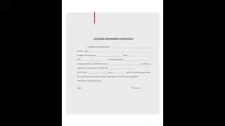 Teacher experience certificate form2025. TGT,PGT,How to write an application.