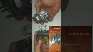 Magnetic contactor #electrical #electrician #electricalengineering 