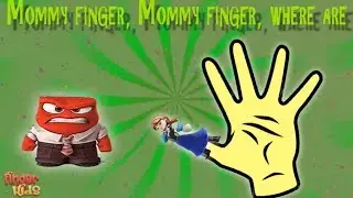 Frozen Anna Joy and Mickey Mouse Finger Family Song Kids