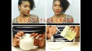How To: Turn Eco Styler Gel into A Moisturizing Hair Cream w/ Coconut Oil + Two Stand Twist Out Demo