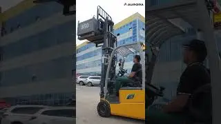 Вилочный погрузчик AURORA Forklift CPD15SQ #aurora #edit #shorts #shortvideo #machinery #forklift