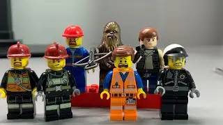 Rebuilt from the bin: 70802 Bad Cop's Pursuit, 60002 Fire Truck, 60054 Light Repair, 75193 + 75030
