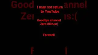 Farewell? 