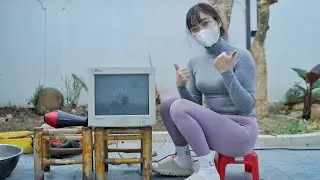 Amazingly, the talented girl revived her computer from a deep water pit.
