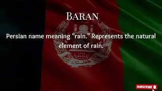 Top 100 afghan male names with meaning, origin and cultural significance