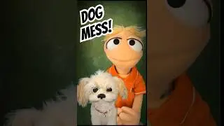 Dog Mess! #behindthelaughter #puppetry #relatable #puppetshow #comedy