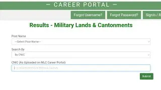 Military Land & Cantonment UDC LDC written test results announced | MLC result announced UDC LDC