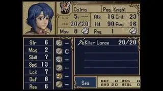 Fire Emblem: Shadow Dragon: Catria Double Critical