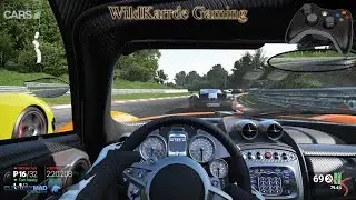Project CARS B980 - Pagani Huayra Overtaking at Nordschleife - 32nd to 1st in 1 Lap! - Drivers View
