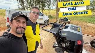 Como funciona a lavadora de alta pressão com agua quente da KARCHER HDS 7/16