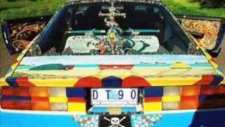 David Stephens Cape Breton Folk Artist Crazy Art Car Camaro