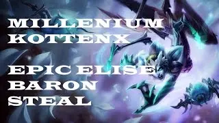 MIL Kottenx Epic Elise Baron Steal - SK vs MIL - EU LCS Summer Split 2014