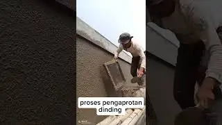 Cara Plester Dinding Tekstur Kamprot Atau Kasar
