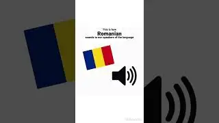 How Romanian Sounds to Non-Speakers #shorts #romanian #romania