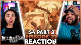 ANNIE IS BACK 😱😱 | Attack On Titan Season 4 Episode 22 Reaction and Review