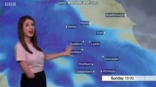 Lucy Martin BBC Look North weather December 22nd 2018 HD 2