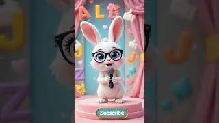 Learn the Alphabet with Our Cute Bunny! Fun ABC Song for Kids 🎤🐰 #educationalsongs #englishforkids