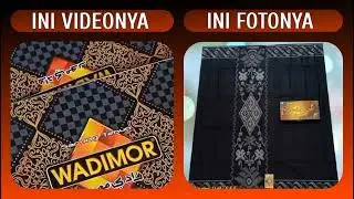Sarung Wadimor Motif Batik Bali & Hitam Polos ‼️ Murah Tapi Kualitas Sultan!🔥