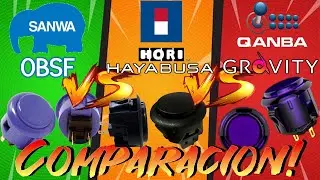 ¿QUIÉN SERÁ EL MÁS SILENCIOSO? Comparativa Sanwa Vs Qanba Gravity Vs Hori Hayabusa