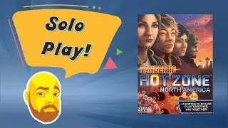 Solo Play! with Zee - Pandemic: Hot Zone - North America