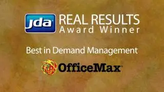JDA Real Results Awards 2011 - OfficeMax