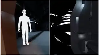 black and white entity jumpscare and white man in same round (Pressure ROBLOX)