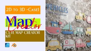 2D to 3D: Cute Map Creator Kit