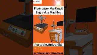 Fiber Laser Marking & Engraving Machine Portable & Universal |Miraclemachineries |Makeinindia