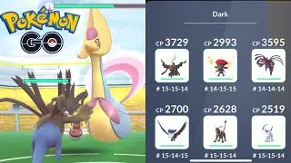 Cresselia trio with 18 different Pok&eacute;mon no weather boost