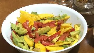 Mango Salad/ Mango Salsa Recipe @allin1byjoy #boskip78 / Fruit salad