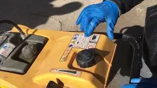 Как заводится вибронога Wacker Neuson BS 60-2i. Аренда Виброноги в Симферополе