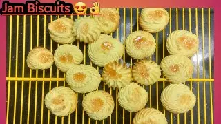 HomeMade Jam Biscuits | Easiest Jam Biscuits Recipe #jambiscuits #cookies #biscuits 