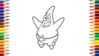How to Draw Sponge Bob Friend Patrick || Sponge Patrick Drawing||
