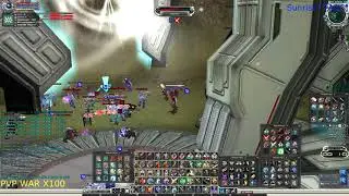 PK WAR Sunrise против Кибер Самураев RF online PvPWaRx100