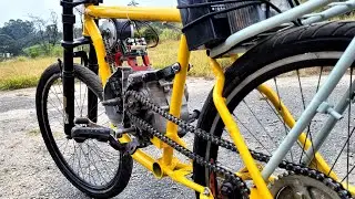 Testamos a Bicicleta Elétrica com Motor de Moto EP04