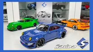 1:18 Porsche 964 RWB (Champagne) - Solido [Unboxing]