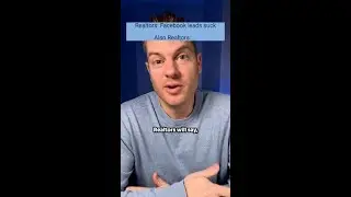 Do your Facebook leads suck?? #realtorfacebook #realtorleads #shorts