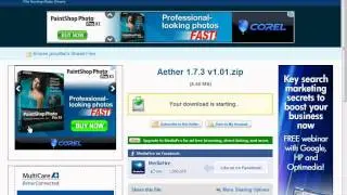 how to install Aether mod