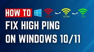 Как исправить высокий пинг в Windows 11/10 (2023)