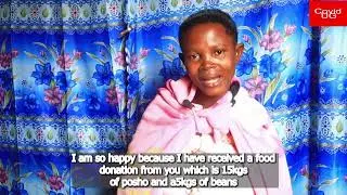 Food donation to Ruth a struggling and starving mother by Jenny, Covidug.org