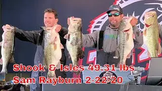 Record Setting 49.31 lb Stringer on Sam Rayburn Danny Iles & Brian Shook