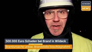 WILDECK: Brand mit einer halben Million Euro Schaden