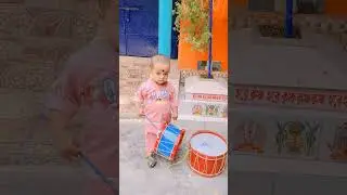 bachha kaisa dhol baja raha hein #shorts #trending #viralvideo