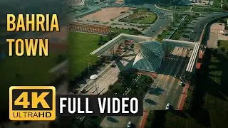 Bahria Town 4k Compilation Drone View Full Video - Karachi Aerial Shot Stock Footage