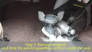 Locating the Jack Kit in your Ram 1500/2500