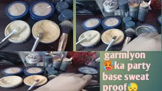 Mac wetcake  how to  full coverage waterproof base for Summar oily skin sweat proof